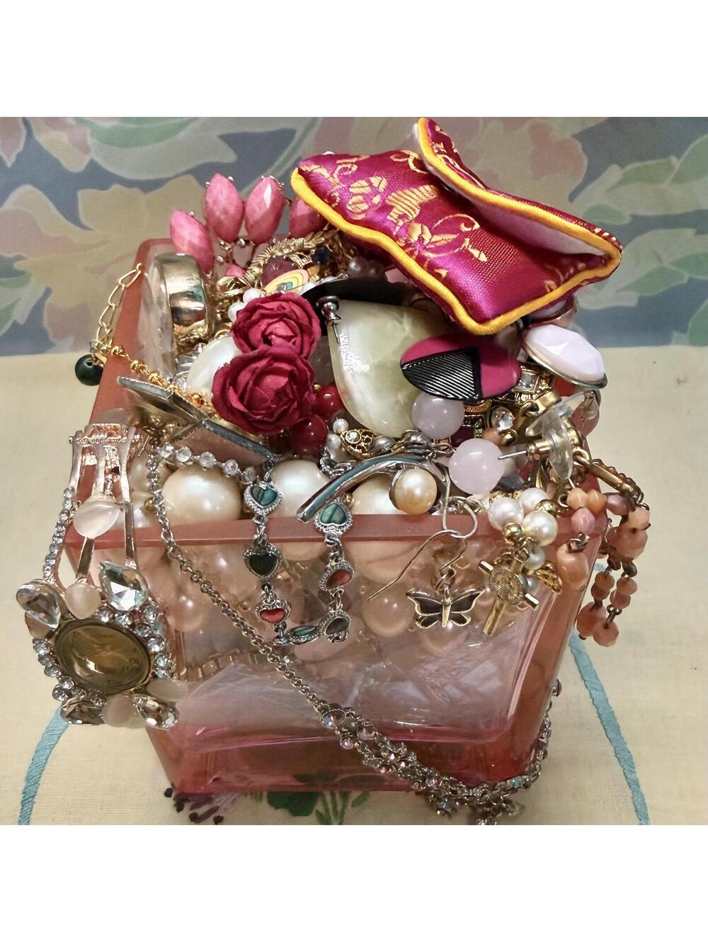 Vtg Barbie Pink Lot: ALL Wearable 35+ Pc Mix of Jewelry + Matching Set